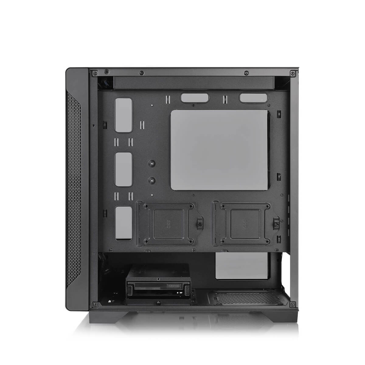 Thermaltake S100 Tempered Glass Micro ATX Case - Black