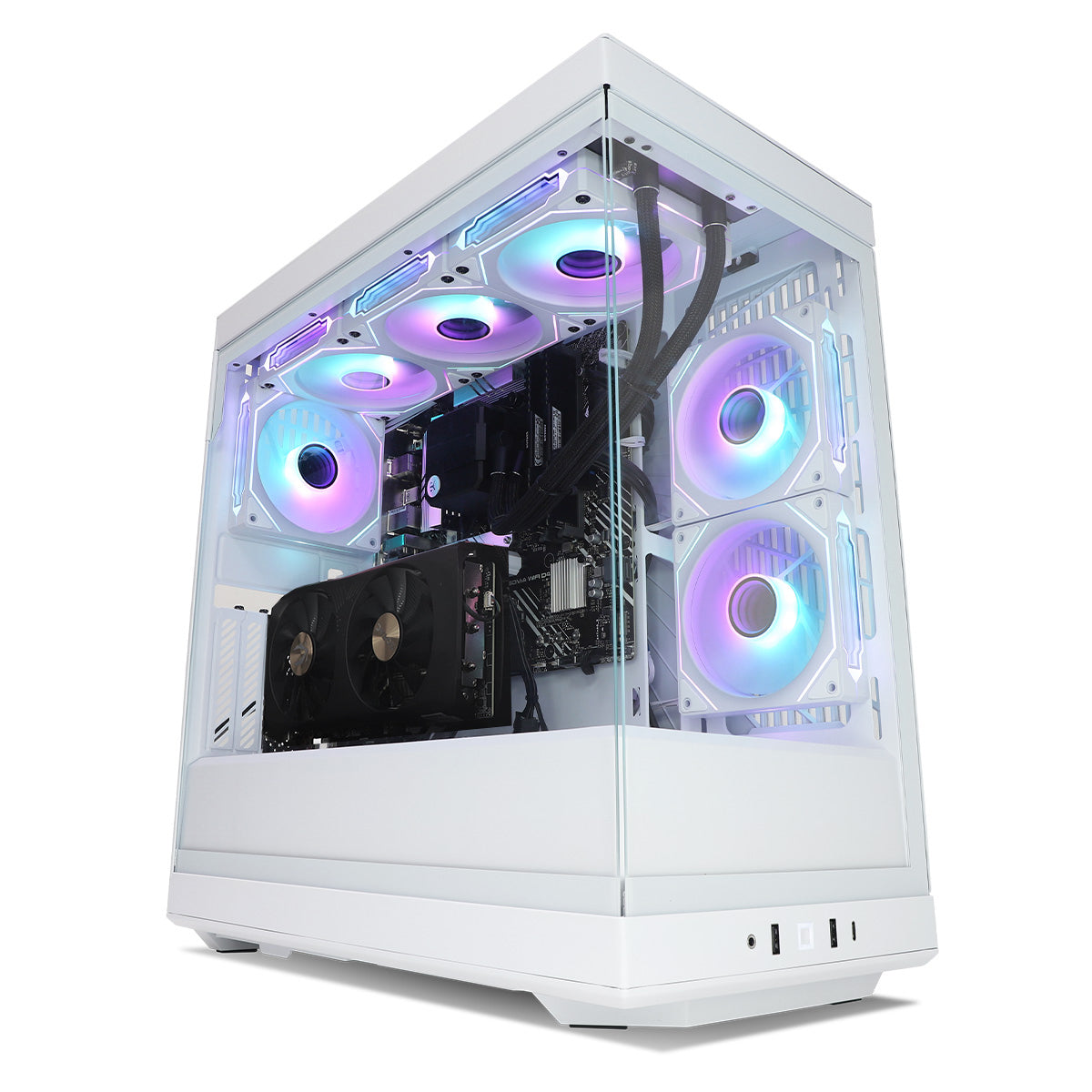 Empyreal SWIFT RTX 4070 Core i5-14400F Gaming PC - Snow