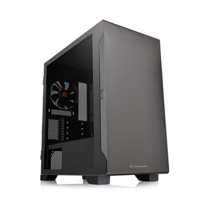 Thermaltake S100 Tempered Glass Micro ATX Case - Black