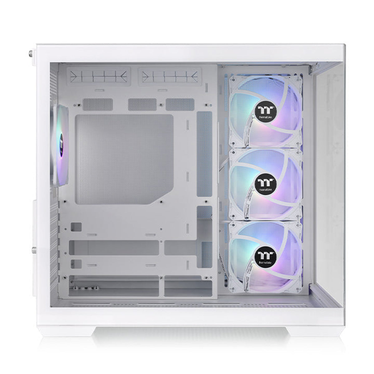 Thermaltake View 380 Tempered Glass ARGB Mid Tower Case - Snow Edition