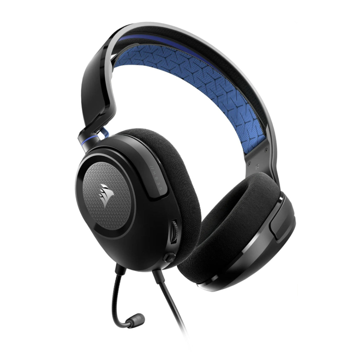 Corsair HS35 V2 MultiPlatform Wired Gaming Headset - Blue