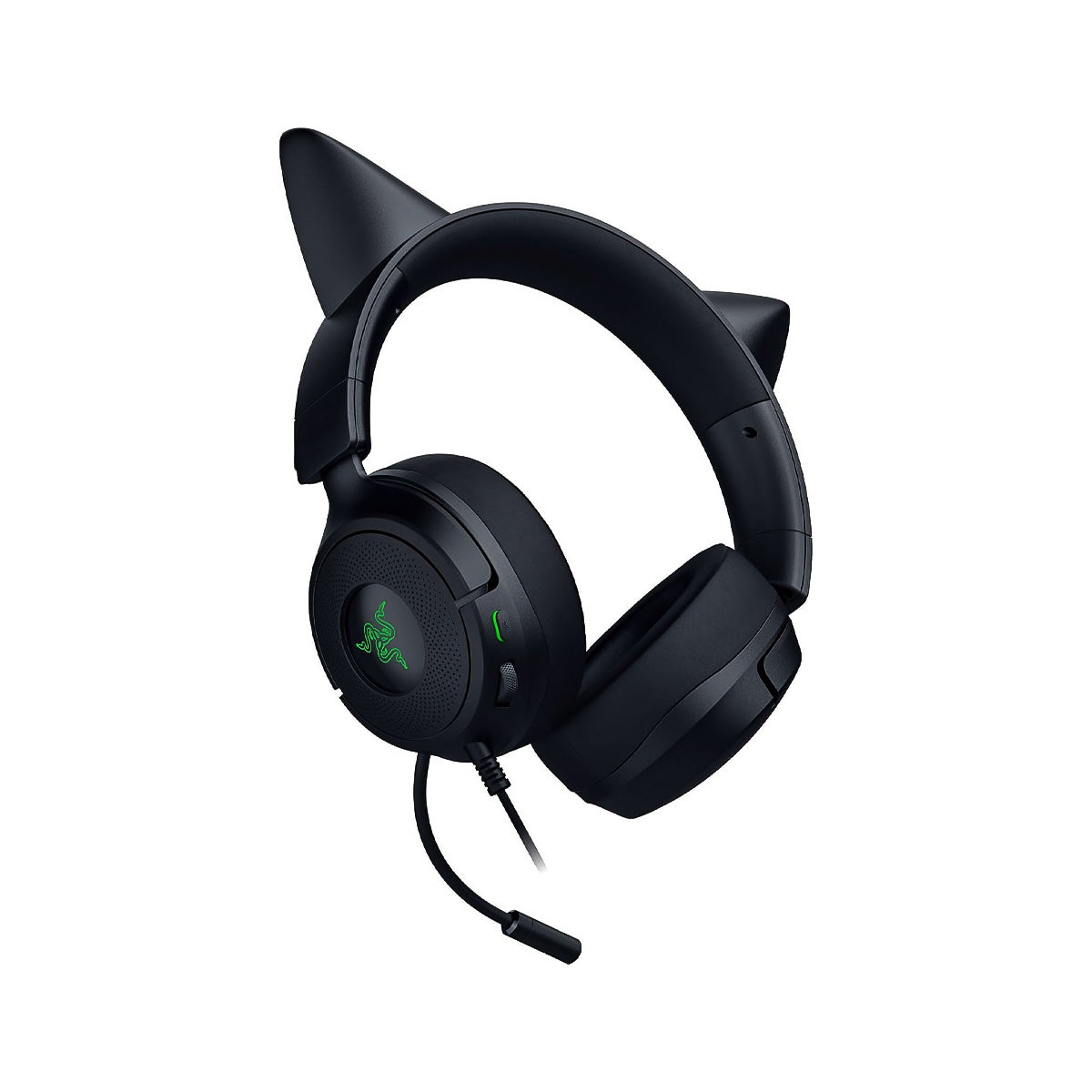 Razer Kraken Kitty V3 X Wired Gaming Headset with Kitty Ears - Black