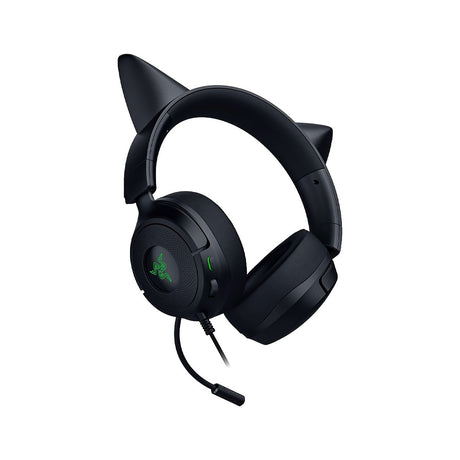 Razer Kraken Kitty V3 X Wired Gaming Headset with Kitty Ears - Black