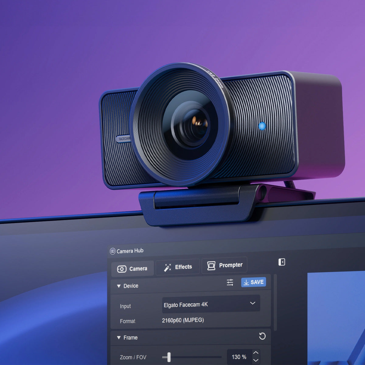 Elgato Facecam 4K Premium 4K 60FPS Webcam