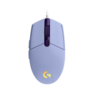 Logitech G203 LightSync RGB Wired Gaming Mouse - Lilac