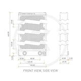 EKWB EK-CoolStream CE420 Triple 45mm Thickness Radiators (3831109860380)