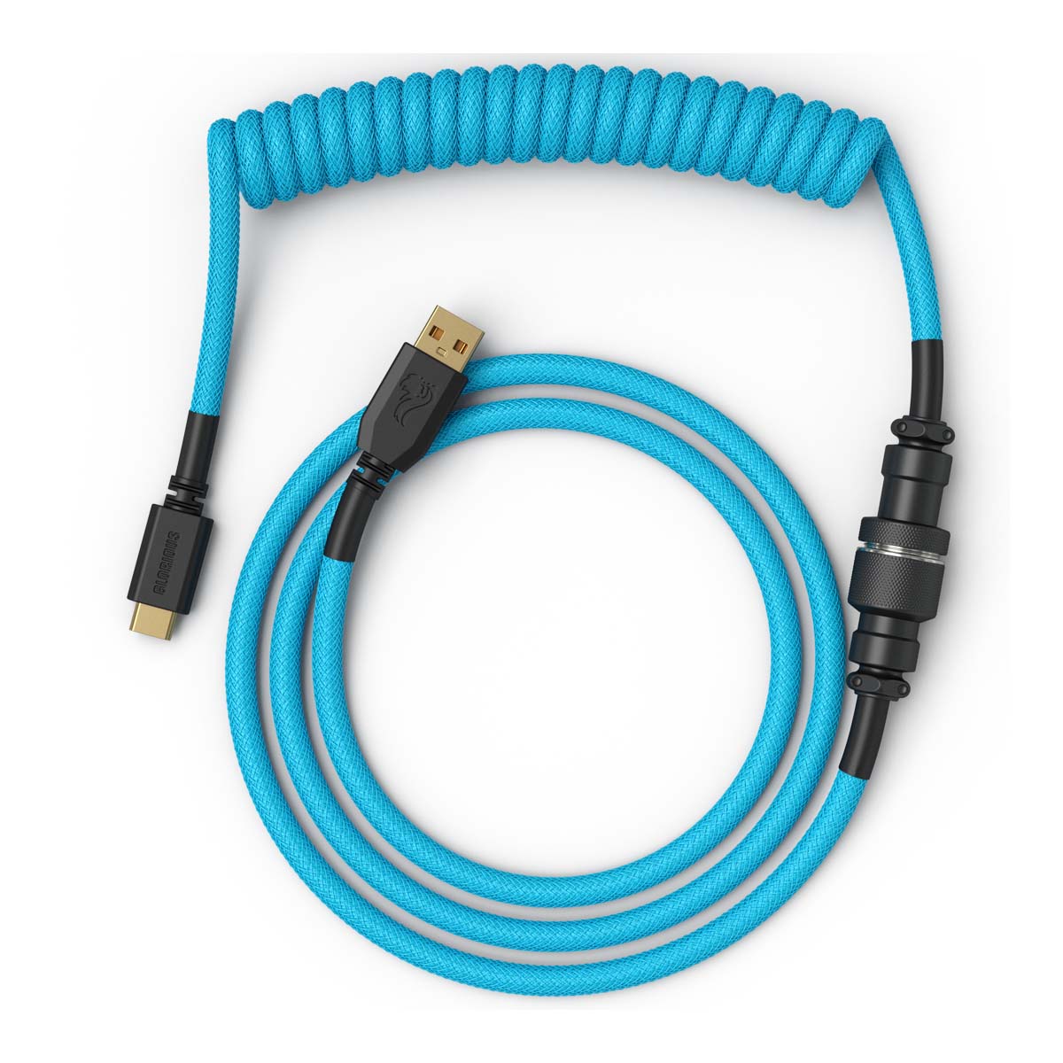 Glorious Coiled Cable - Electric Blue