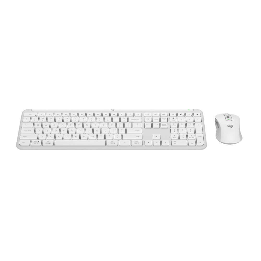 Logitech MK950 Signature Slim Wireless Keyboard and Mouse Combo - Off White