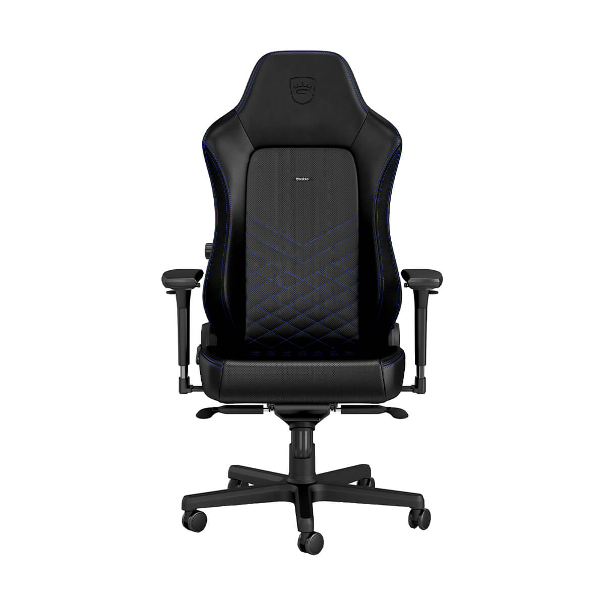 Noblechairs HERO Series Faux Leather Gaming Chair - Black/Blue