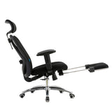 SIHOO M18 Ergonomic Mesh Office Black Chair With Legrest