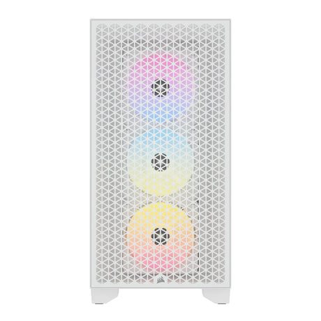 Corsair iCUE 3000D RGB Airflow Tempered Glass Mid Tower - White