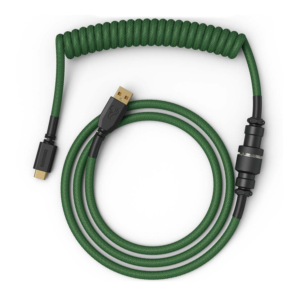 Glorious Coiled Cable - Forest Green