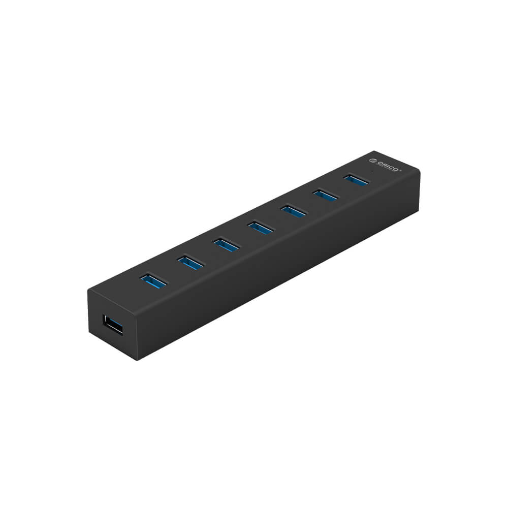 Orico 7 Port USB 3.0 HUB with Power Adapter (H7013-U3) - Black