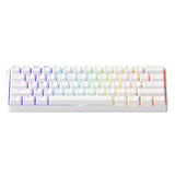 Akko Monsgeek Fun60 Ultra 60% Wireless TMR Aluminium Gaming Keyboard White - Glare Magnetic Switch