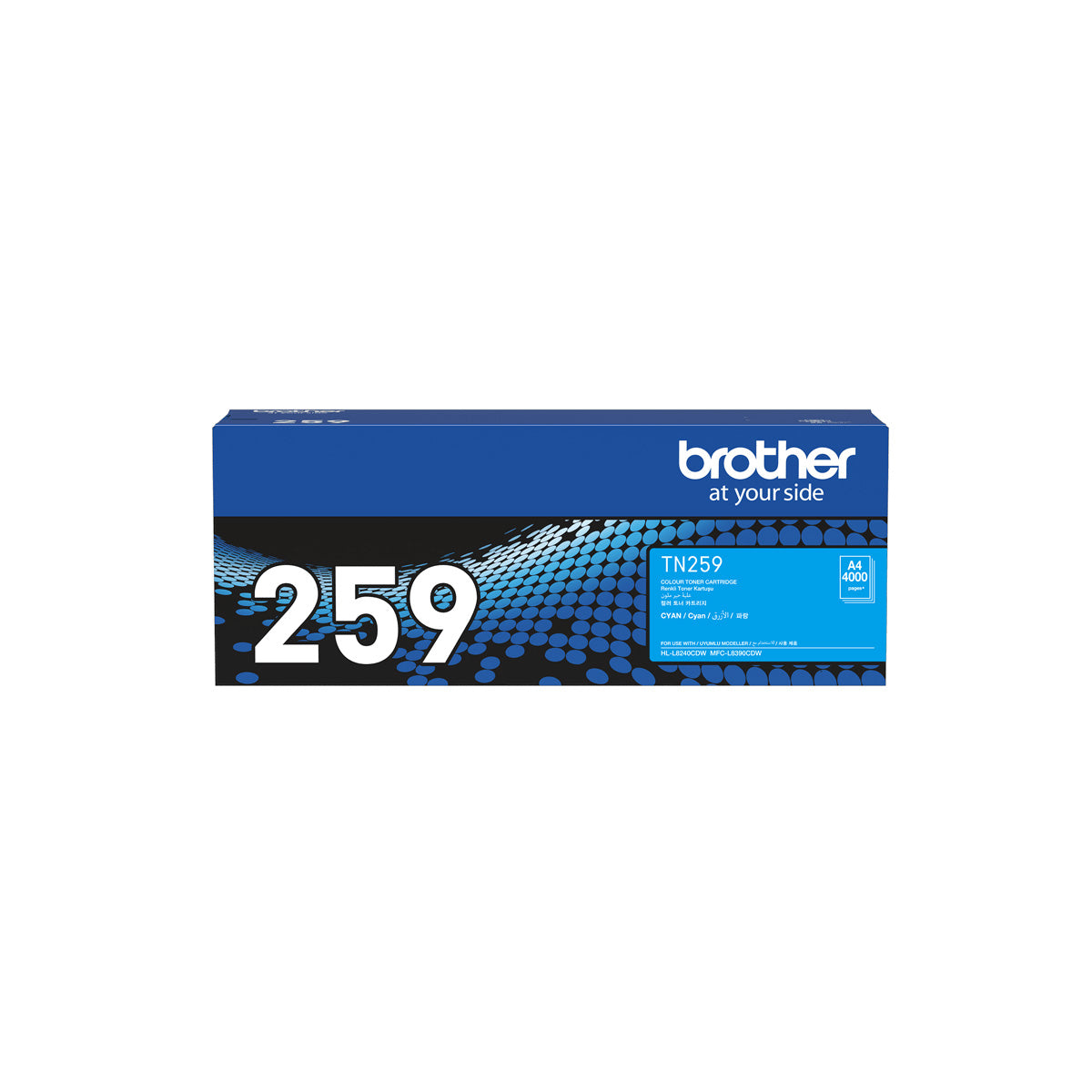 Brother TN259C Cyan Toner for HL-L8240CDW, MFC-L8390CDW Printers