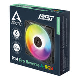 Arctic P14 PRO Reverse A-RGB 140mm Premium Cooling Fan - Black