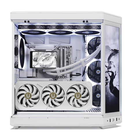 Abyssal AMP RTX 5080 Ryzen 7 9800X3D Gaming PC - SNOW Infinite Edition