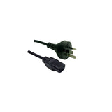 Dynamix 3-Pin Plug to IEC C13 Female Plug 10A Black - 3M