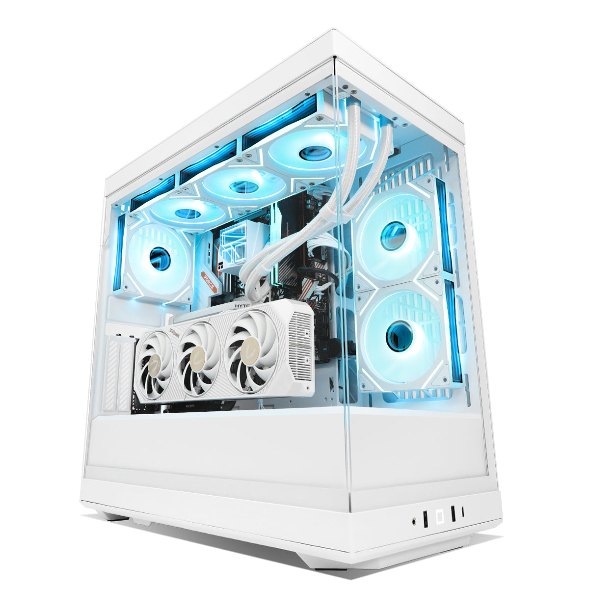 Entropy RTX 5070 Ryzen 7 9850X3D Gaming PC - Snow