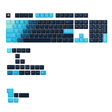 Glorious GPBT Gradient Keycaps - Celestial Ice