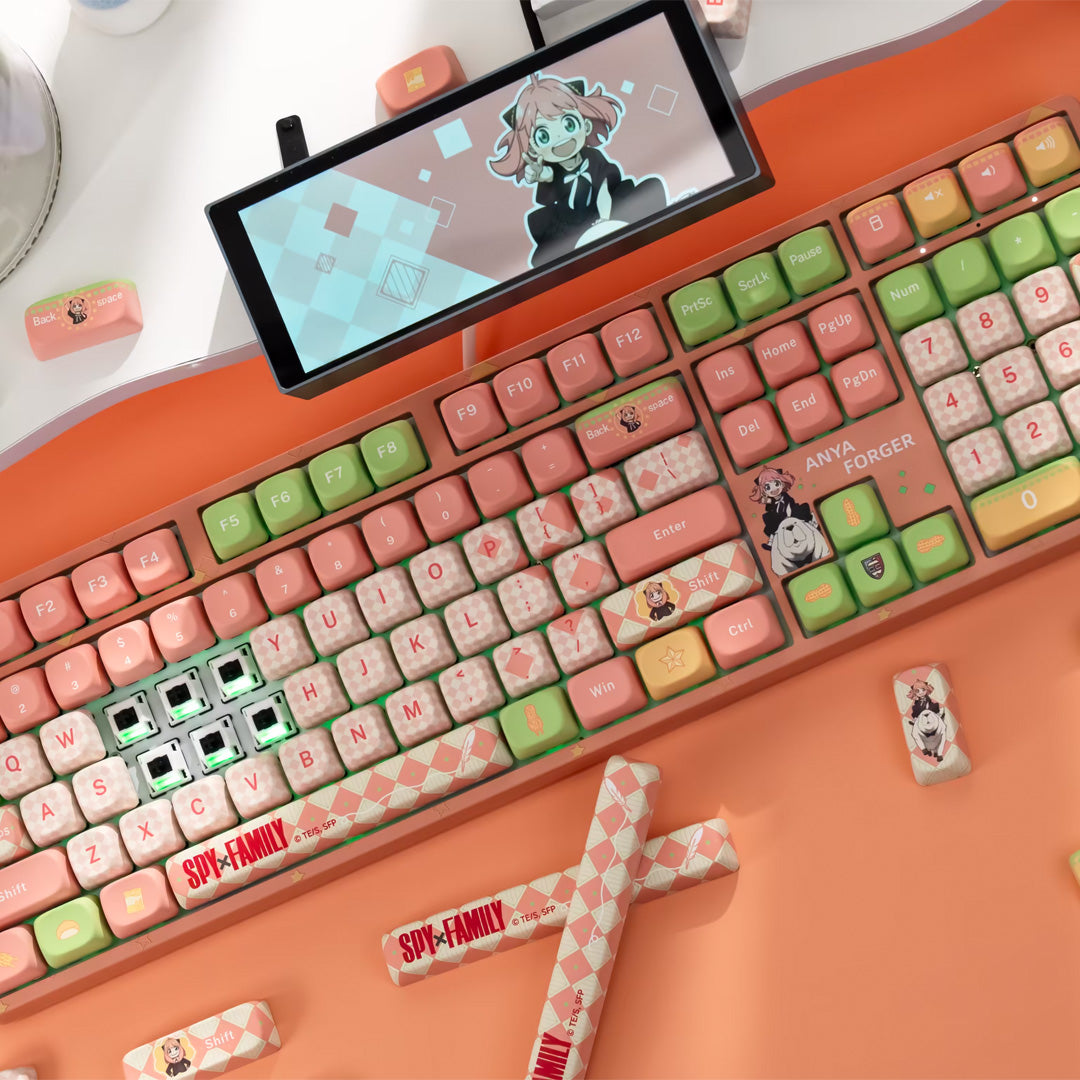 Akko x Spy Family 5108B Plus Full Size Wireless Mechanical Keyboard - Piano Pro Switch