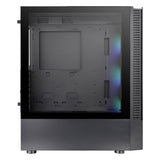 Thermaltake View 200 Tempered Glass ARGB Mid Tower Case Black Edition