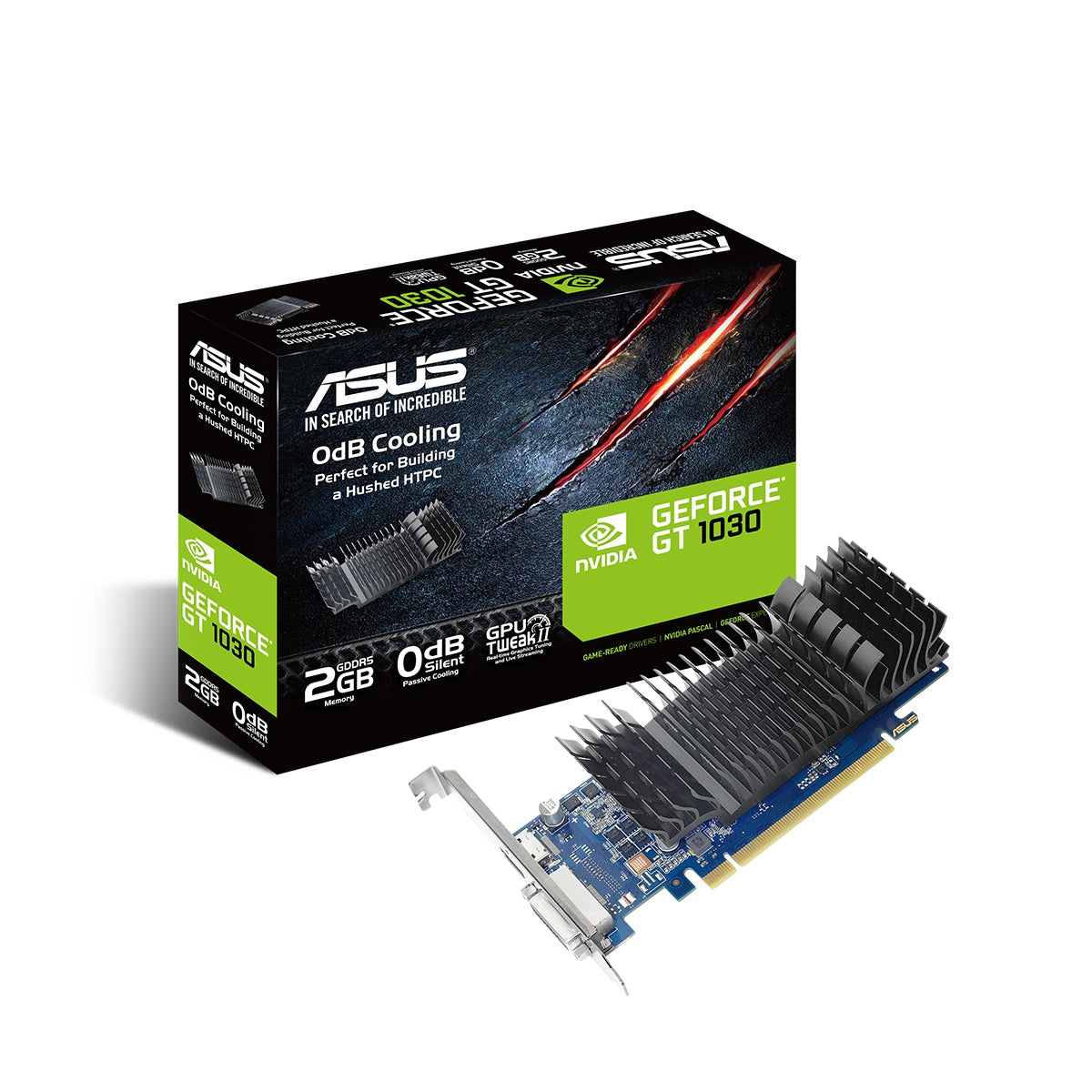 ASUS GeForce GT 1030 Silent 2GB Graphics Card