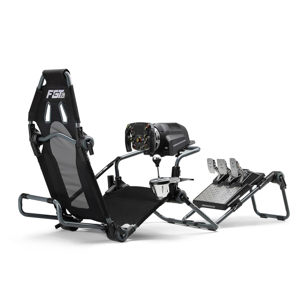 Next Level Racing NLR-S015GR F-GT Lite Racing Simulator Cockpit - Carbon Grey