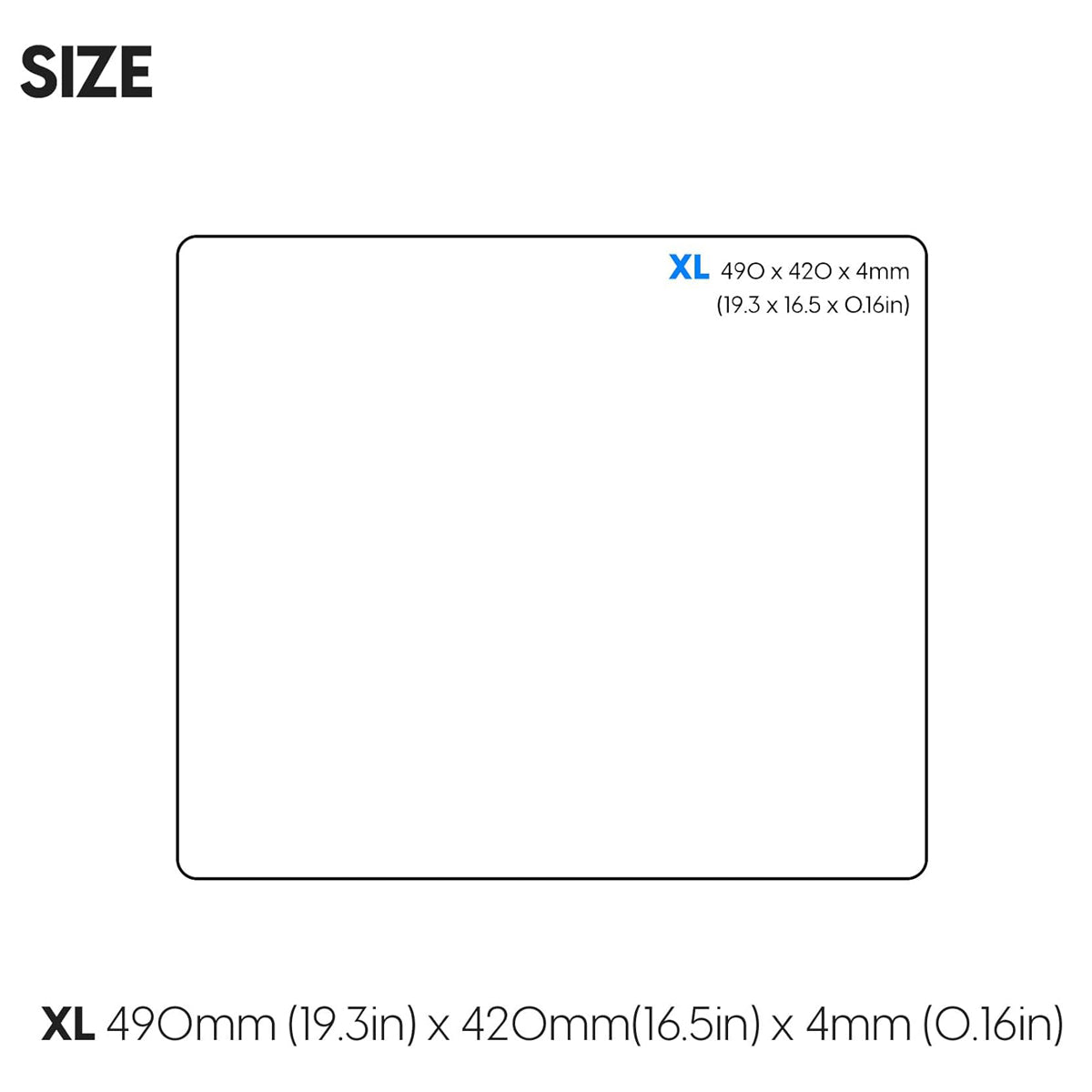 Pulsar ParaGlide Gaming Mouse Pad XL - Black