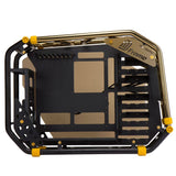 Inwin D-Frame 2.0 Open Tower Chassis w/1065 Watt PSU - Black/Gold