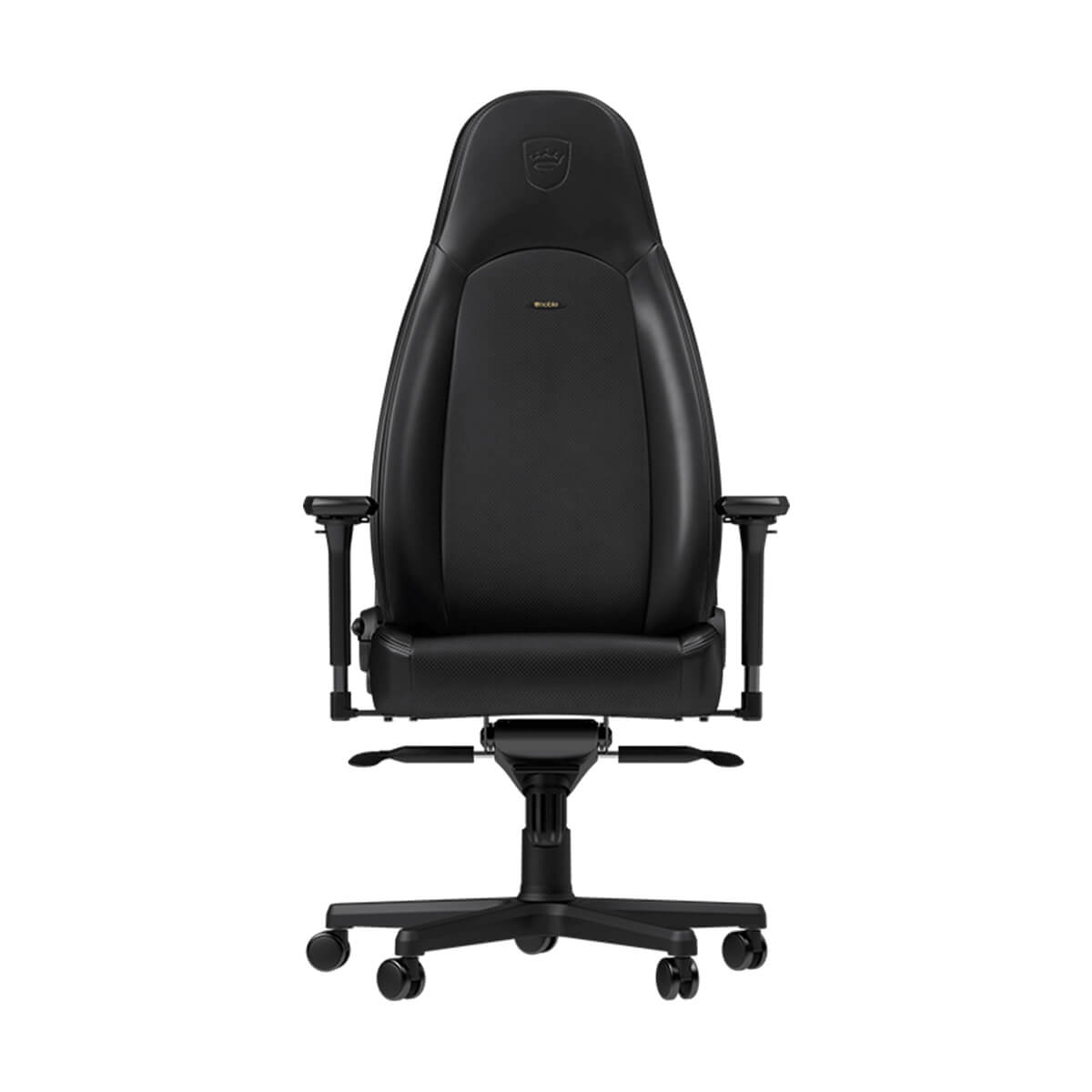 Noblechairs ICON Series Vinyl/Hybrid Leather Gaming Chair - Black Edition