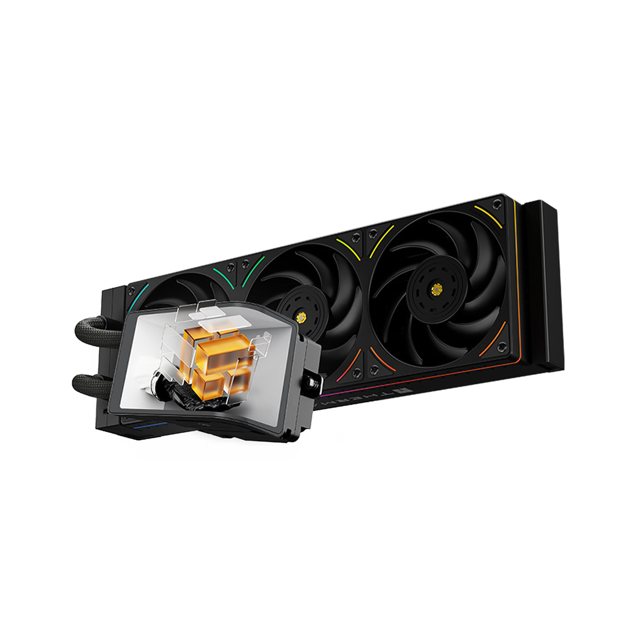 Thermalright Wonder Vision 360 UB ARGB 360mm LCD AIO Liquid CPU Cooler - Black
