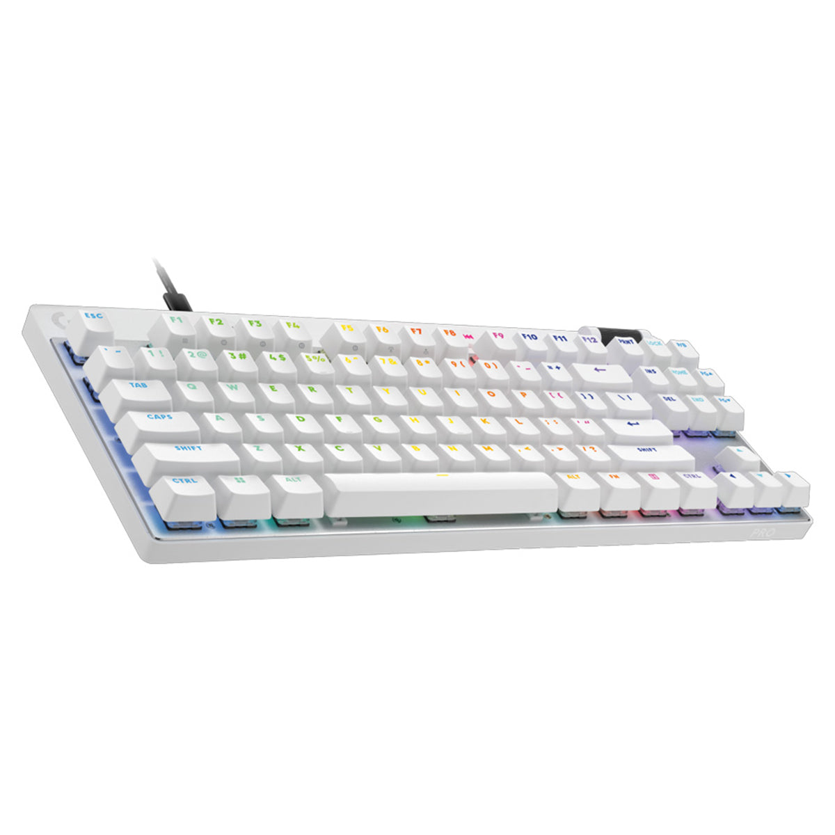 Logitech G Pro X TKL Rapid Analog Gaming Keyboard - White