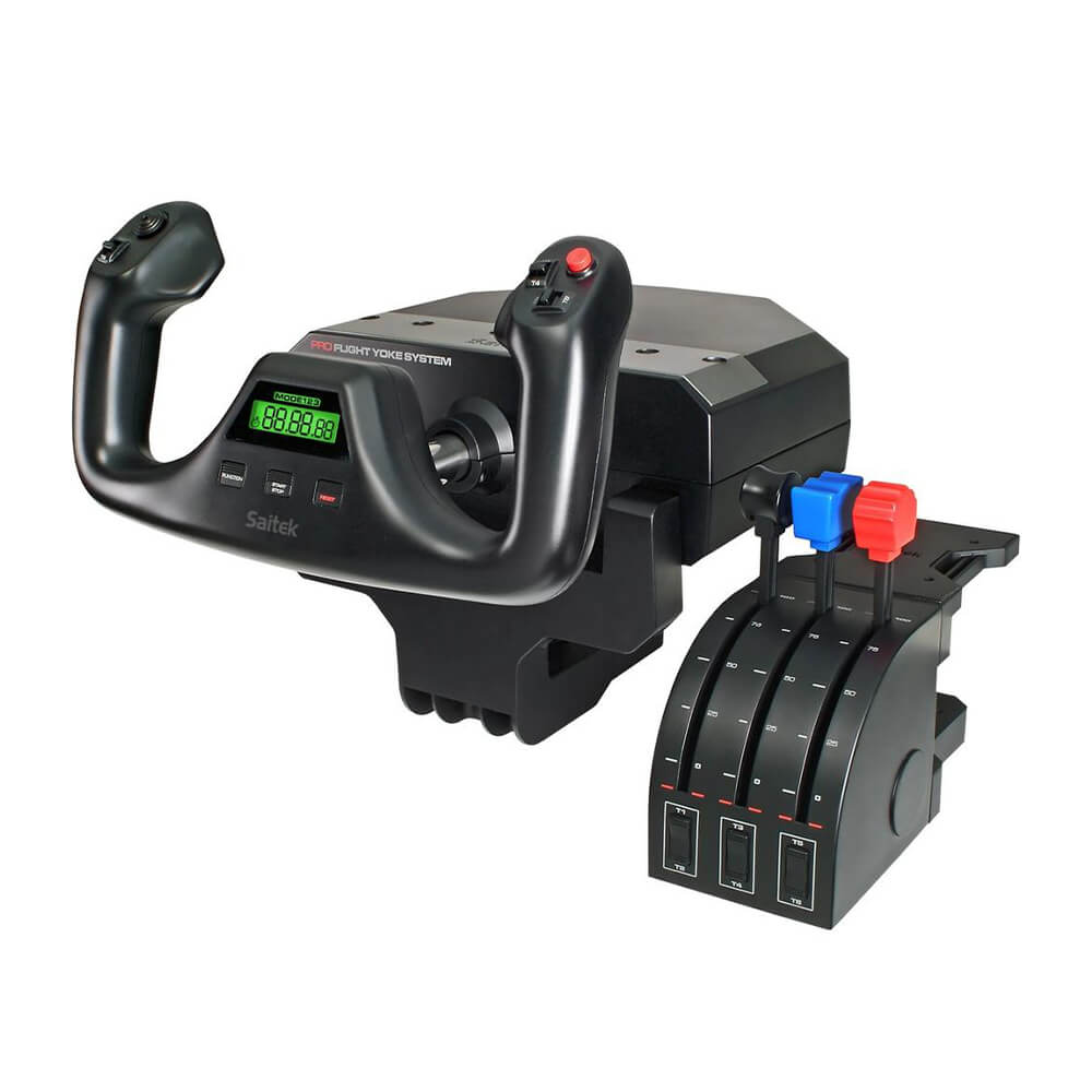 Logitech Flight Yoke and Rudder Pedals Combo