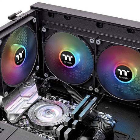 Thermaltake CT120 ARGB 120mm PWM Case Fan - OEM Packaging - Black