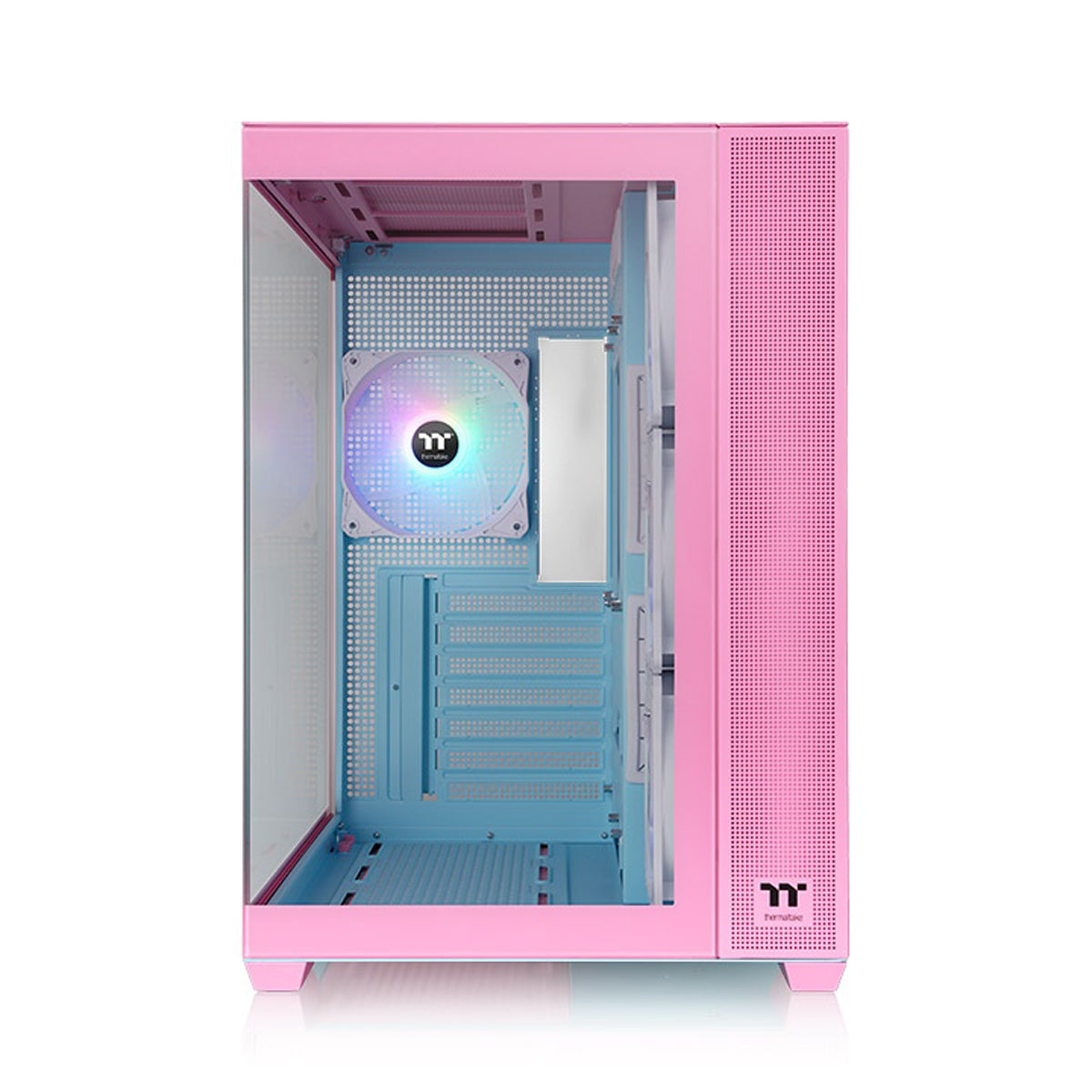 Thermaltake View 380 Tempered Glass ARGB Mid Tower Case Bubble Pink Edition