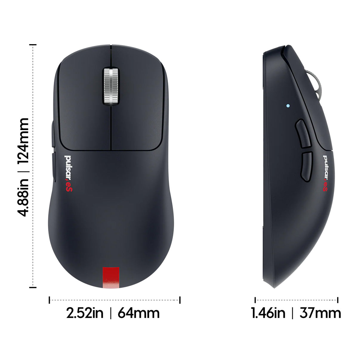 Pulsar eS x Vaxee FS1 Wireless Gaming Mouse - Blue – Computer Lounge