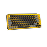 Logitech POP Keys Wireless Mechanical Keyboard With Emoji - Blast Yellow