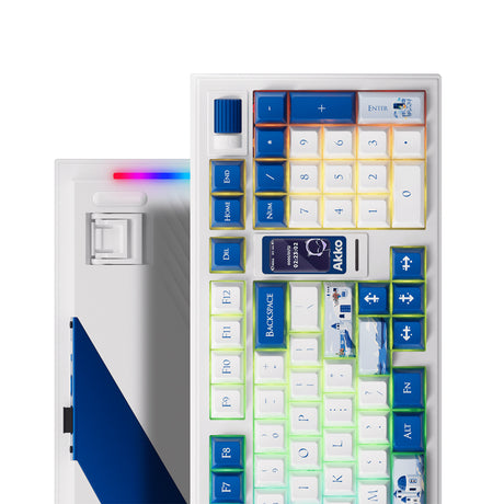 Akko 5098B Santorini Compact 1800 LCD RGB Wireless Mechanical Keyboard - Piano Pro V3 Switch