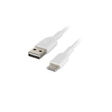 Belkin BoostCharge 2M USB-A to USB-C Cable - White