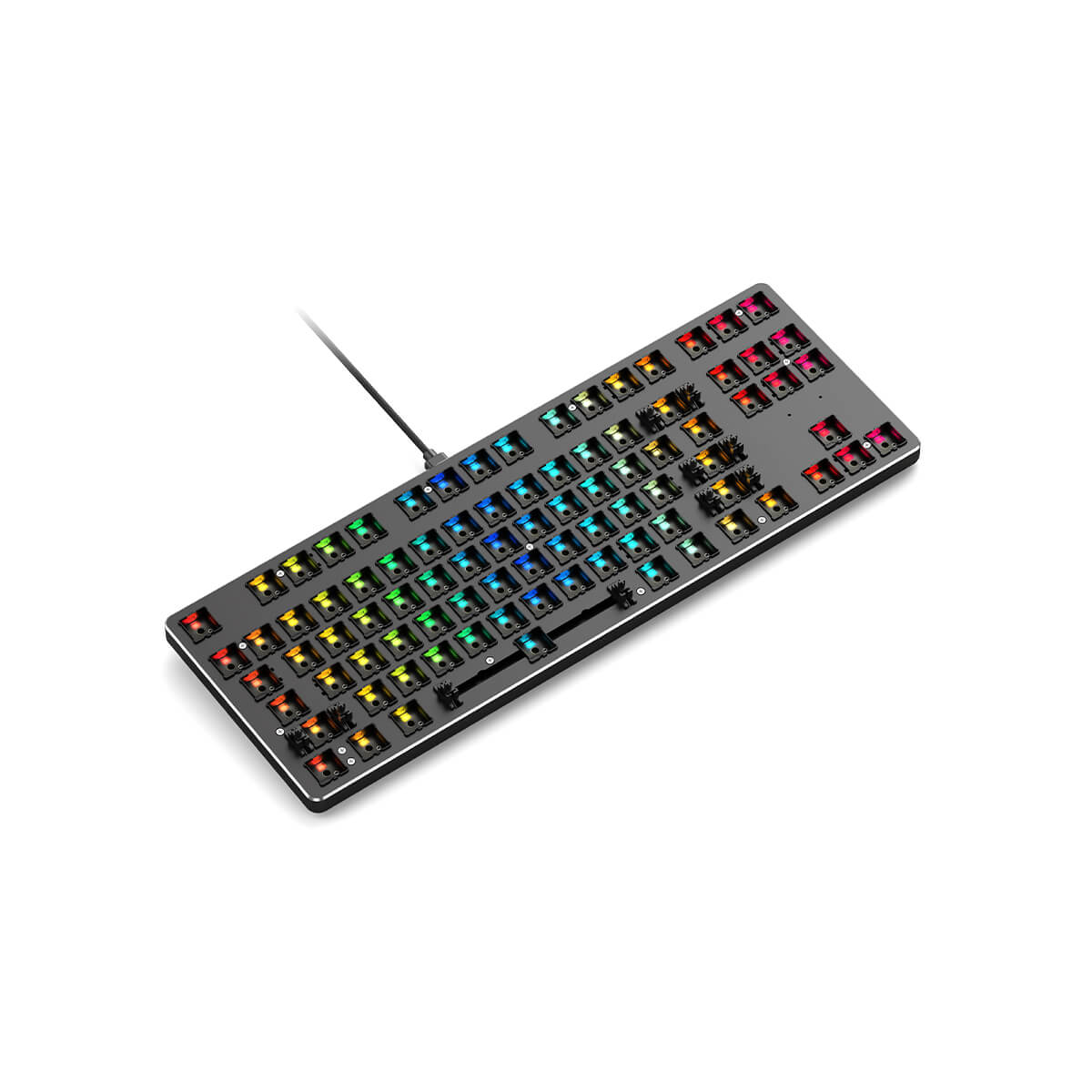 Glorious GMMK TKL RGB Barebones Mechanical Keyboard - Black