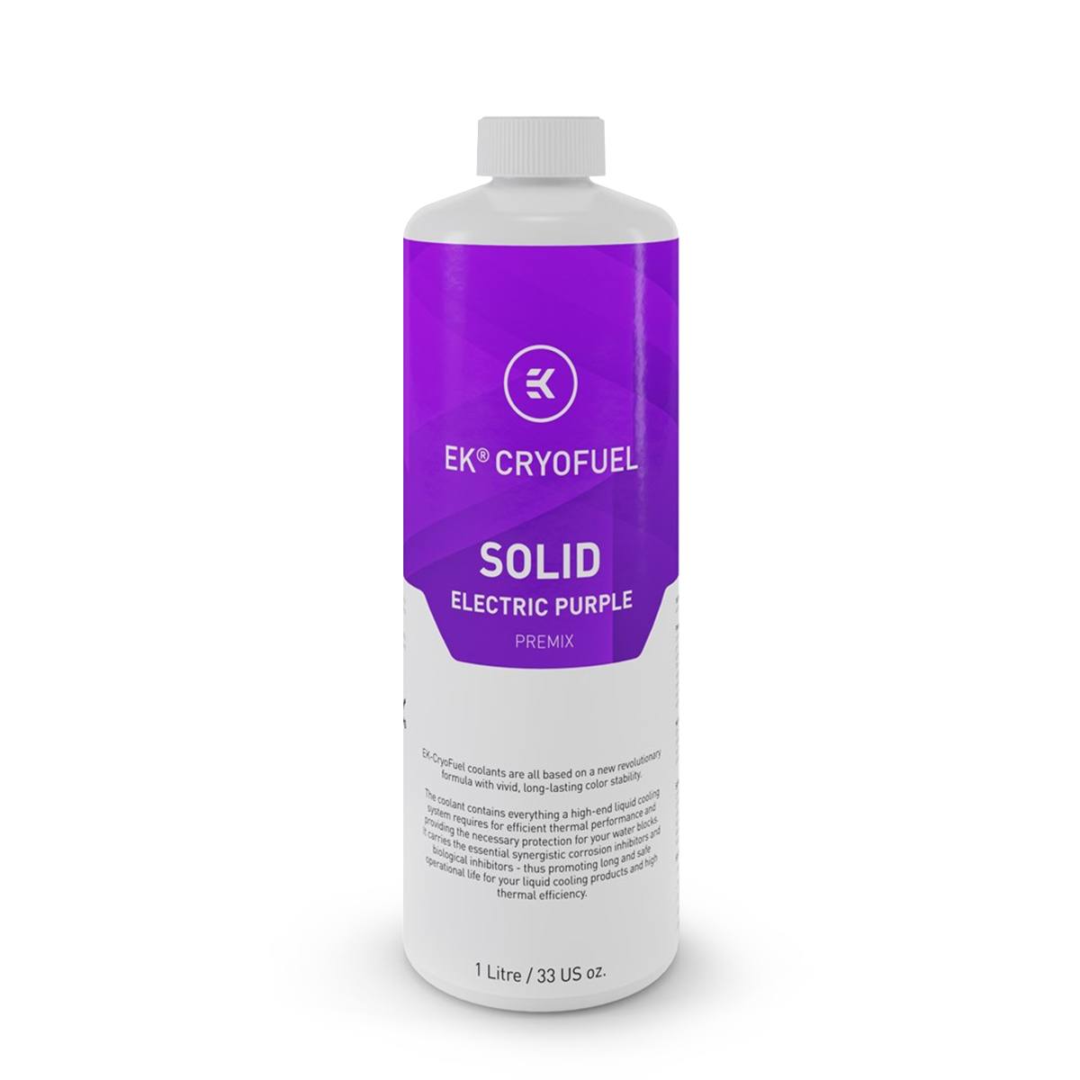 EKWB EK-CryoFuel Premix 1000mL Coolant - Solid Electric Purple