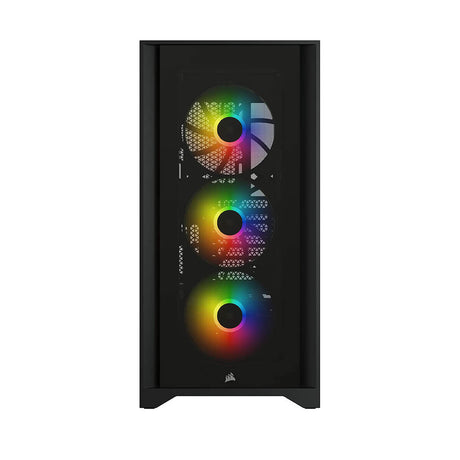 Corsair iCUE 4000X RGB Tempered Glass Mid-Tower Case - Black