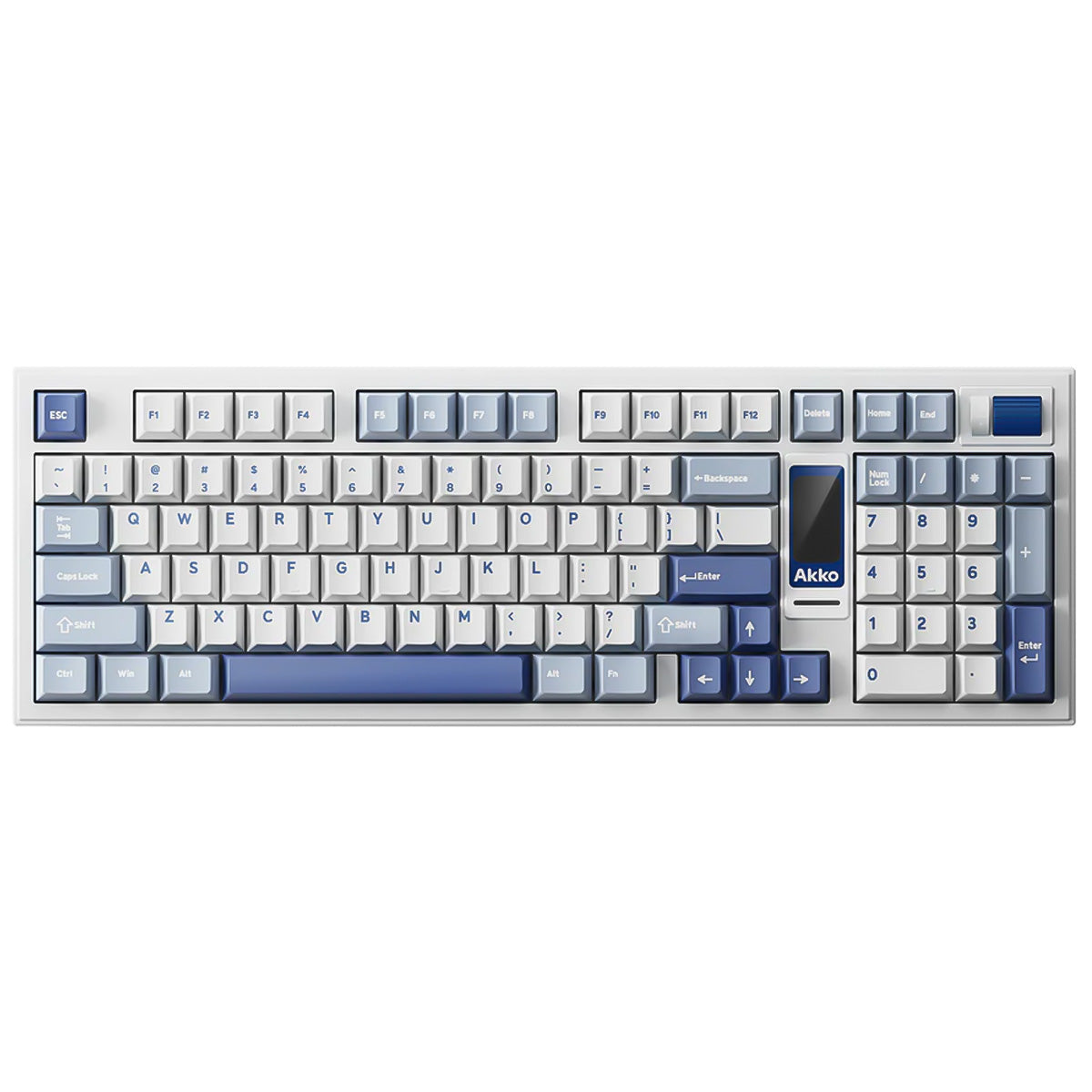 Akko 5098B Glacier Compact 1800 LCD RGB Wireless Mechanical Keyboard - Piano Pro V3 Switch