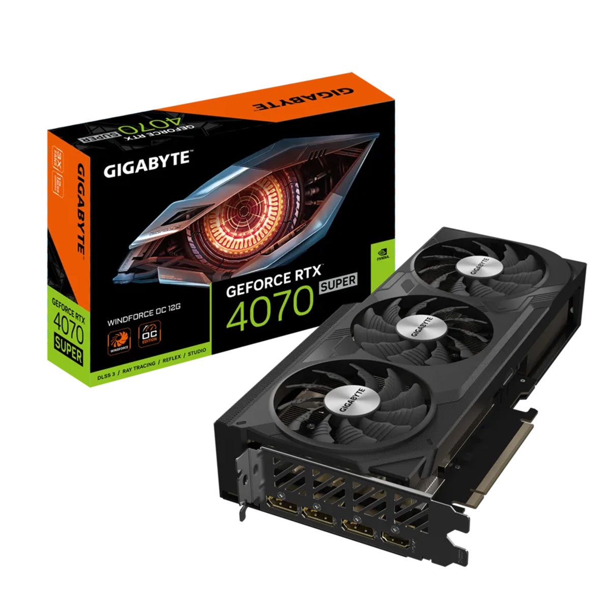 Gigabyte GeForce RTX 4070 SUPER WINDFORCE OC 12GB Graphics Card