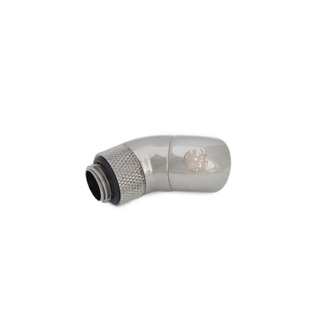 Bitspower Dual Rotary 90-Degree Extender Fitting - Black Sparkle