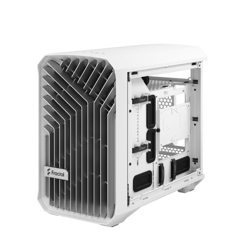 Fractal Design Torrent Nano TG Tower ITX Case - White Clear Tint