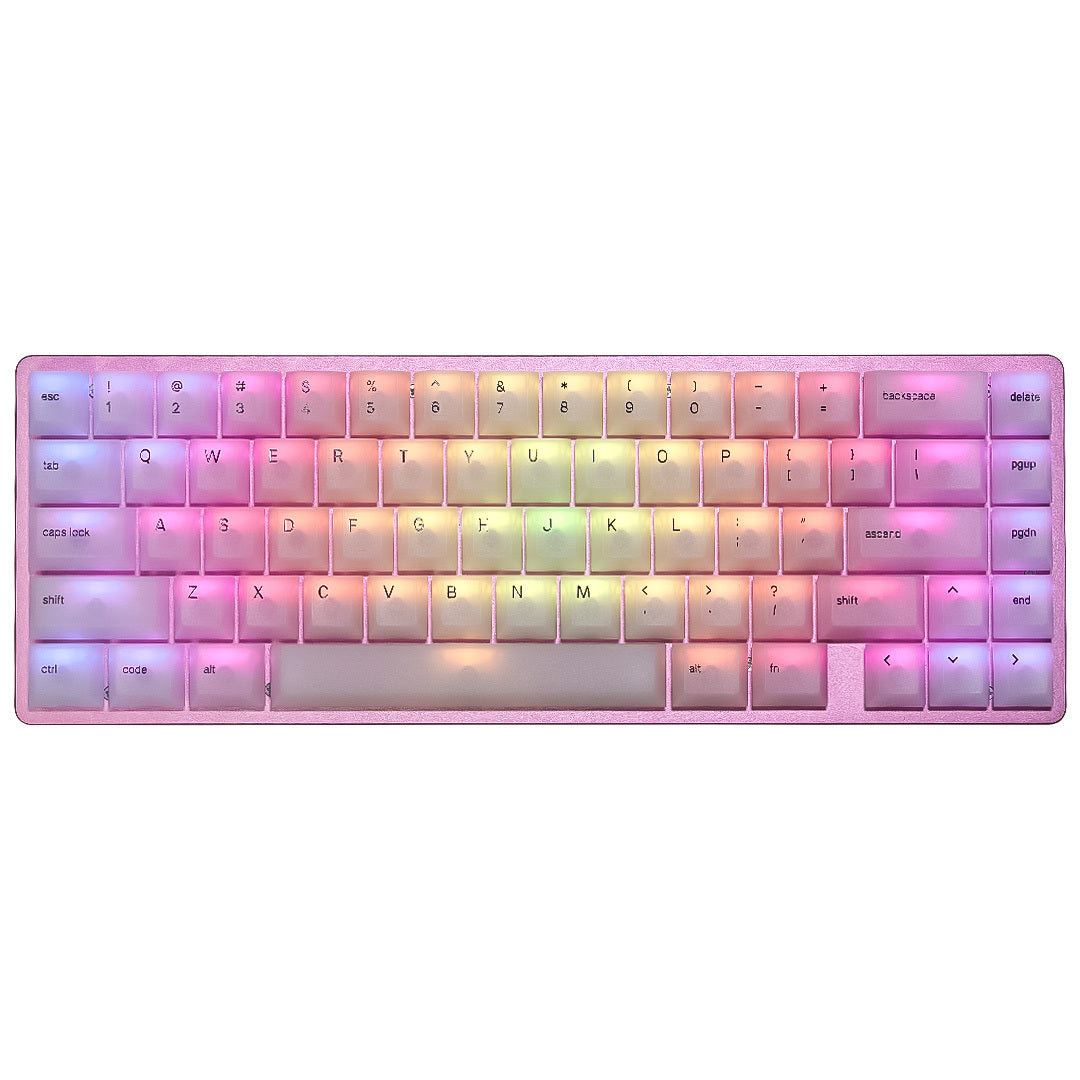 Glorious GMMK 2 Compact 65% RGB Custom Mechanical Keyboard Mako Tactile Switch - Prism Pink