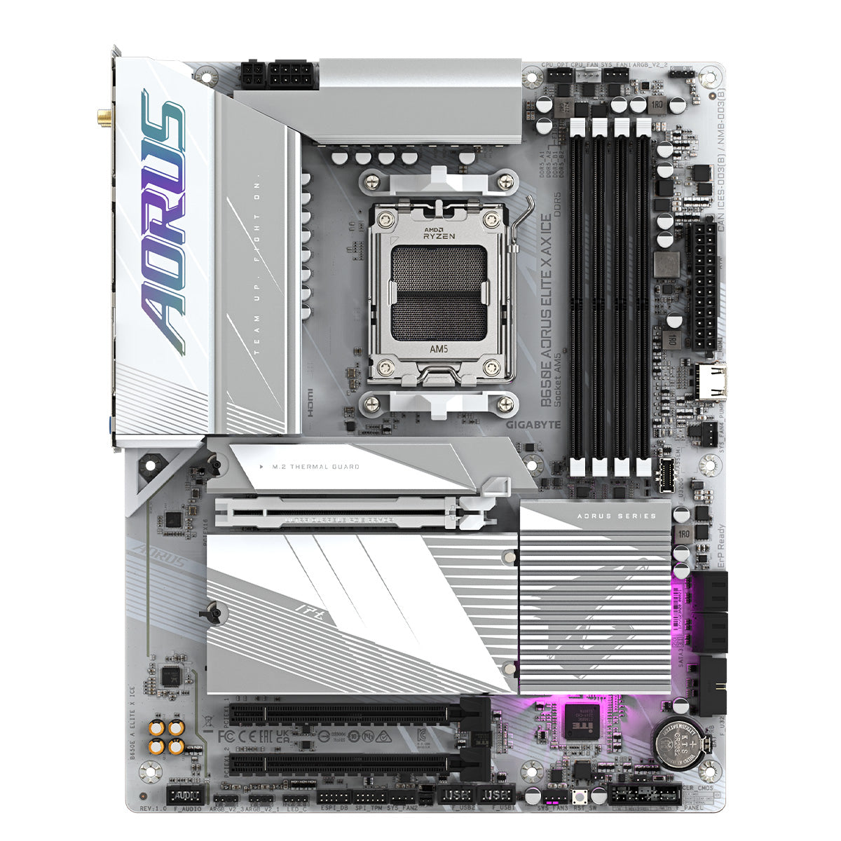 Gigabyte B650E AORUS ELITE X AX ICE Gaming Motherboard