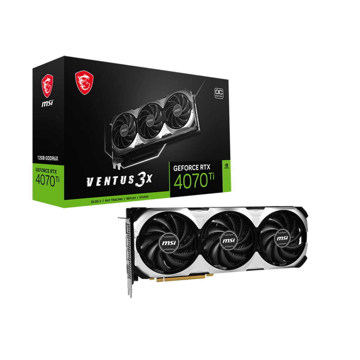 MSI GeForce RTX 4070 Ti VENTUS 3X 12GB OC Graphics Card